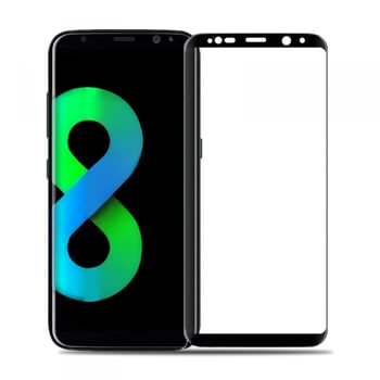 3x 3D ochranné tvrzené sklo pro Samsung Galaxy S8 G950F - černé - 2+1 zdarma