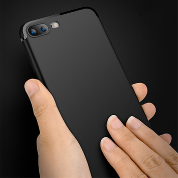 Silikonový matný obal pro Apple iPhone SE (2020) - černý