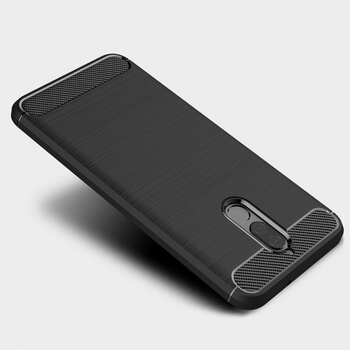 Ochranný silikonový obal karbon pro Huawei Mate 10 Lite - černý