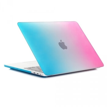 Plastový ochranný obal Rainbow pro Apple MacBook Air 11" - modro růžová duha