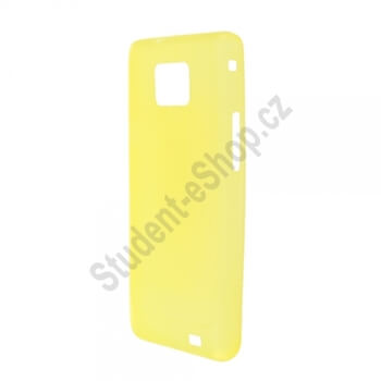 Ultratenký plastový kryt pro Samsung Galaxy S2 II i9100 - žlutý