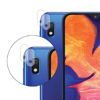 3x Tvrdá ochranná fólie na čočku fotoaparátu a kamery pro Samsung Galaxy A10 A105F - 2+1 zdarma