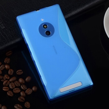 Silikonový ochranný obal S-line pro Nokia Lumia 830 - modrý