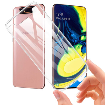 Silikonový obal pro Samsung Galaxy A80 A805F - průhledný