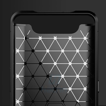 Ochranný silikonový obal karbon pro Samsung Galaxy A80 A805F - černý