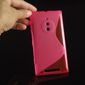 Silikonový ochranný obal S-line pro Nokia Lumia 830 - růžový