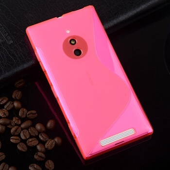 Silikonový ochranný obal S-line pro Nokia Lumia 830 - růžový