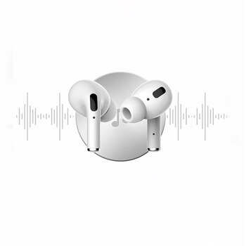 Chytrá bezdrátová bluetooth sluchátka TWS 3. generace s mikrofonem a nabíjecím pouzdrem bílá
