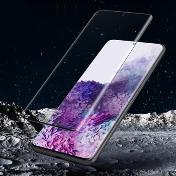 3x 3D ochranné tvrzené sklo pro Samsung Galaxy S20+ G985F - černé - 2+1 zdarma