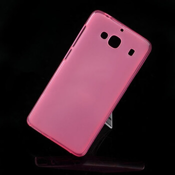 Silikonový mléčný ochranný obal pro Xiaomi Redmi 2 - růžový