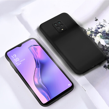 Extrapevný silikonový ochranný kryt pro Xiaomi Redmi Note 9 Pro - černý