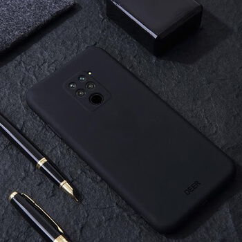 Extrapevný silikonový ochranný kryt pro Xiaomi Redmi Note 9 - černý