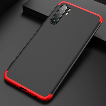 Ochranný 360° celotělový plastový kryt pro Xiaomi Mi Note 10 Lite - modrý