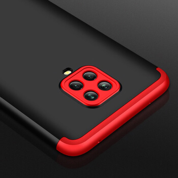 Ochranný 360° celotělový plastový kryt pro Xiaomi Redmi Note 9 - černý