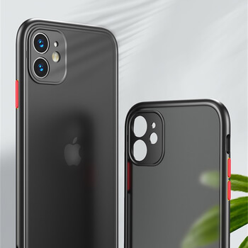 Silikonový obal s lemováním a ochranou pro objektiv kamery a fotoaparátu pro Apple iPhone SE (2020) černý
