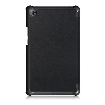 2v1 Smart flip cover + zadní plastový ochranný kryt pro Lenovo M8 (8505F/8705F) - černý