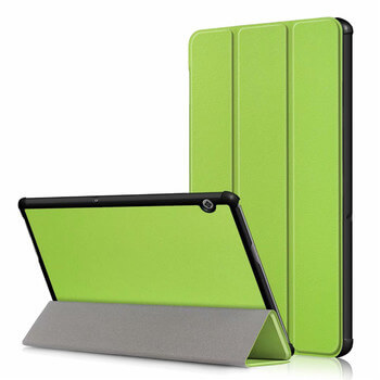 2v1 Smart flip cover + zadní plastový ochranný kryt pro Huawei MediaPad T5 10.1" - zelený