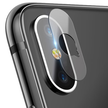 Tvrdá ochranná folie na čočku fotoaparátu a kamery pro Apple iPhone X/XS