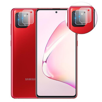 3x Ochranné sklo na čočku fotoaparátu a kamery pro Samsung Galaxy Note 10 Lite - 2+1 zdarma
