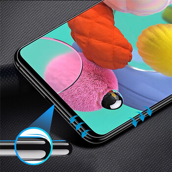 3x 3D ochranné tvrzené sklo s rámečkem pro Samsung Galaxy A41 A415F - černé - 2+1 zdarma
