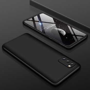 Ochranný 360° celotělový plastový kryt pro Samsung Galaxy A41 A415F - černý