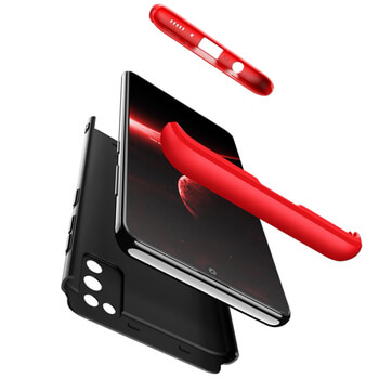 Ochranný 360° celotělový plastový kryt pro Samsung Galaxy A41 A415F - černý