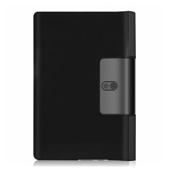 2v1 Smart flip cover + zadní plastový ochranný kryt pro Lenovo Yoga Smart Tab 10 - červený