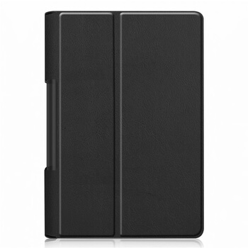 2v1 Smart flip cover + zadní plastový ochranný kryt pro Lenovo Yoga Smart Tab 10 - černý