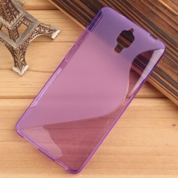 Silikonový ochranný obal S-line pro Xiaomi Mi 4 - fialový