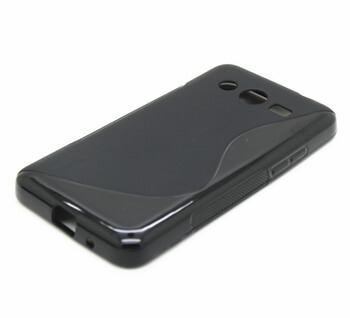 Silikonový ochranný obal S-line pro Samsung Galaxy Core 2 G355 - černý