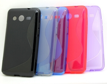 Silikonový ochranný obal S-line pro Samsung Galaxy Core 2 G355 - růžový