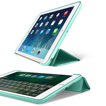 2v1 Smart flip cover + zadní silikonový ochranný obal pro Apple iPad Pro 11" 2020 (2.generace) - zelený