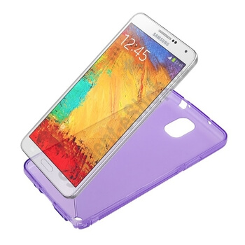 Silikonový ochranný obal S-line pro Samsung Galaxy Note 3 N9005 - fialový