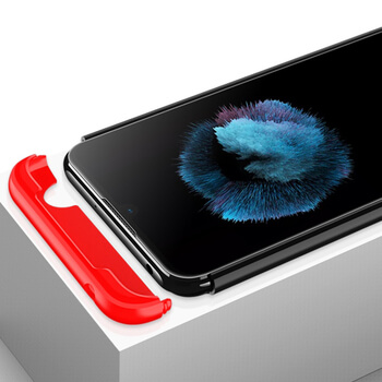 Ochranný 360° celotělový plastový kryt pro Xiaomi Redmi 9A - červený