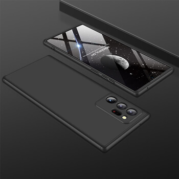 Ochranný 360° celotělový plastový kryt pro Samsung Galaxy Note 20 Ultra - černý