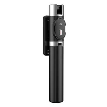 3v1 Bluetooth bezdrátová selfie tyč 90 cm s Tripod stativem a s dálkovým ovládáním - černá