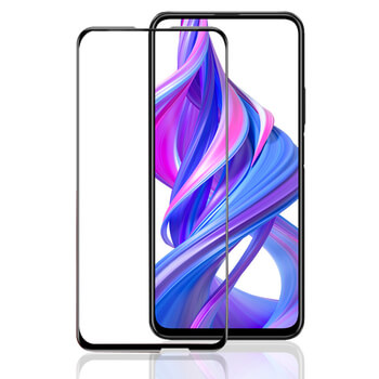 3D ochranné tvrzené sklo s rámečkem pro Honor 9X Pro - černé
