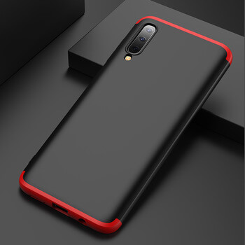 Ochranný 360° celotělový plastový kryt pro Honor 9X Pro - červený