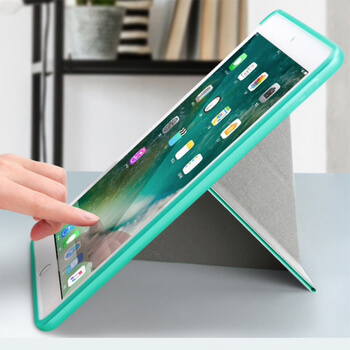 2v1 Smart flip cover + zadní silikonový ochranný obal pro Apple iPad 10.2" 2020 (8. generace) - světle zelený