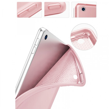 2v1 Smart flip cover + zadní silikonový ochranný obal pro Apple iPad Air 4 10.9" 2020 - zlatý