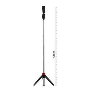 3v1 Bluetooth bezdrátová skládací selfie tyč 70 cm s Tripod stativem a s dálkovým ovládáním - černá