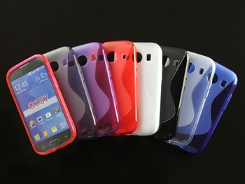 Silikonový ochranný obal S-line pro Samsung Galaxy Ace 4 - modrý