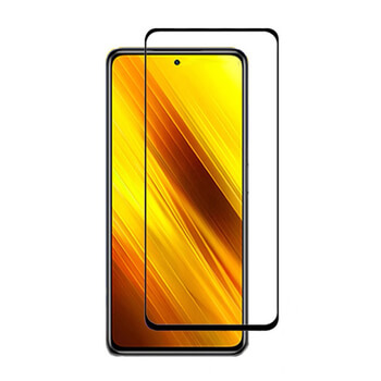 3D ochranné tvrzené sklo s rámečkem pro Xiaomi Poco X3 - černé
