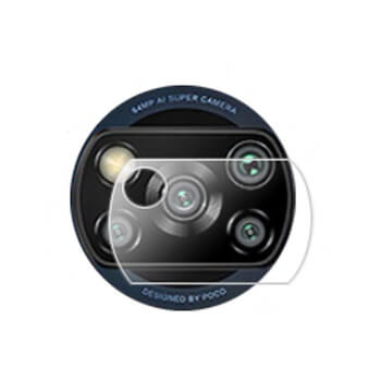 3x Ochranné sklo na čočku fotoaparátu a kamery pro Xiaomi Poco X3 - 2+1 zdarma