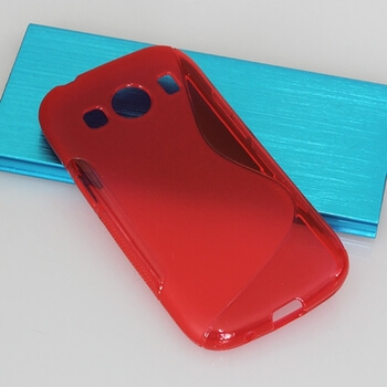 Silikonový ochranný obal S-line pro Samsung Galaxy Ace 4 - červený