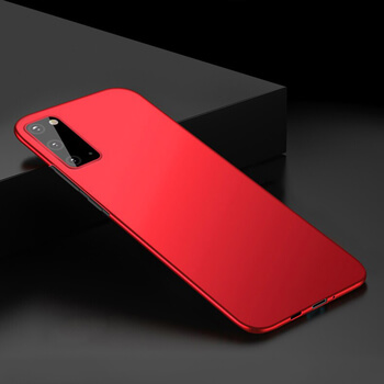 Ochranný plastový kryt pro Samsung Galaxy S20 FE - červený