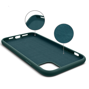 Extrapevný silikonový ochranný kryt pro Apple iPhone 12 - černý