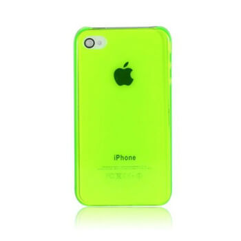 Ultratenký plastový kryt pro Apple iPhone 4/4S - žlutý