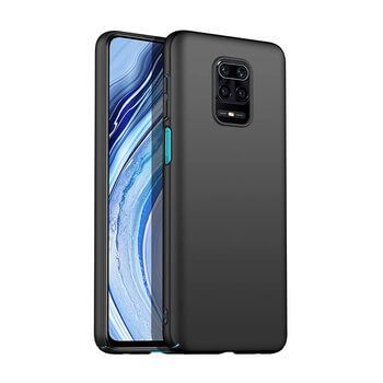 Ochranný plastový kryt pro Xiaomi Redmi Note 9 - černý