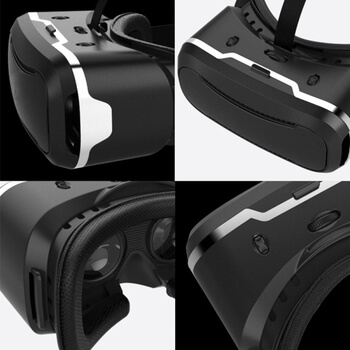 3D Brýle pro virtuální realitu VR Box SHINECON II černé